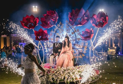 best bride groom entry theme ahmedabad