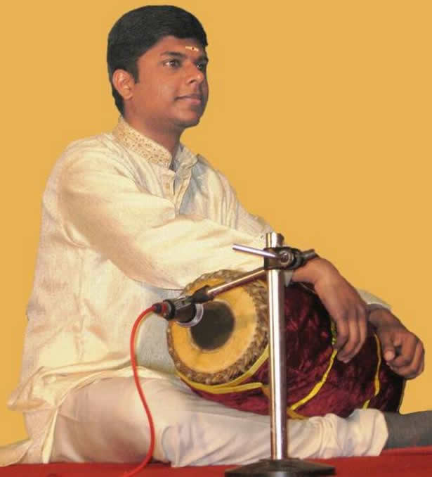famous mridngam player ahmedabad