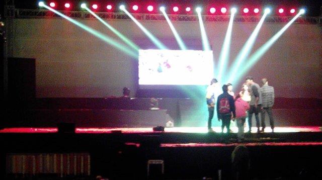 top stage and light setup ahmedabad