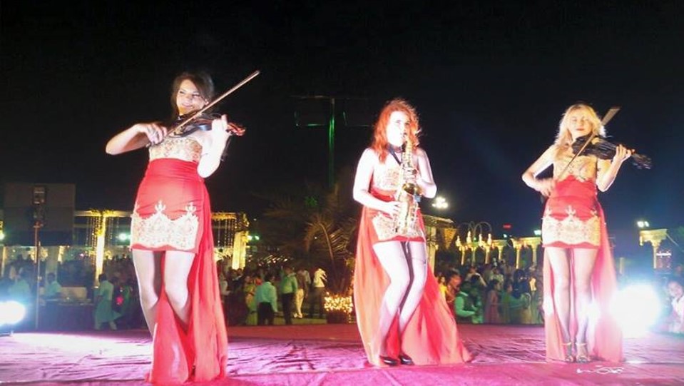 female trio musicians ahmedabad